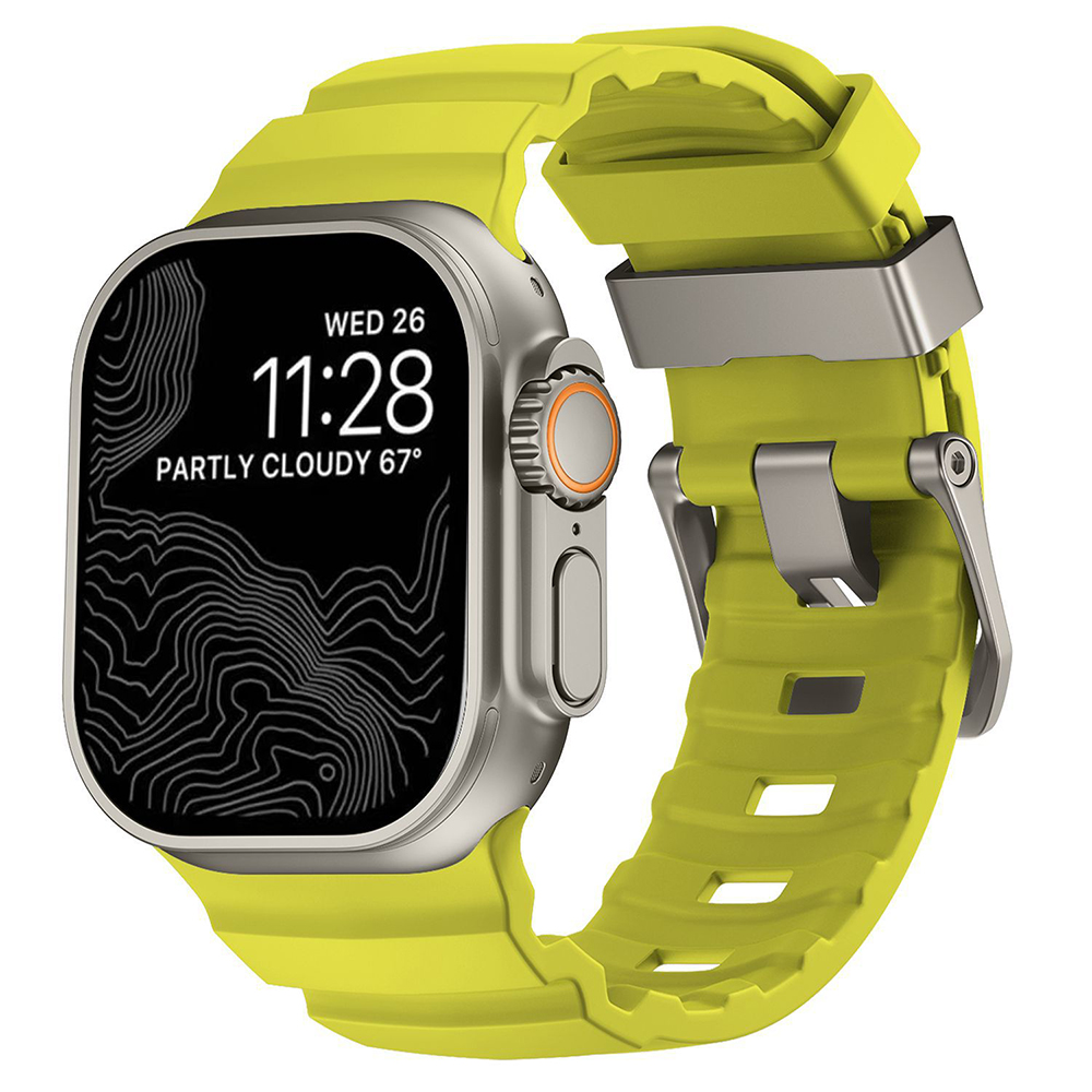 Bracelet de Montre en Silicone pour iWatch Ultra 2/1 Series 10 9 8 7 6 5 4 SE 44 - Zdjęcie 27 z 32