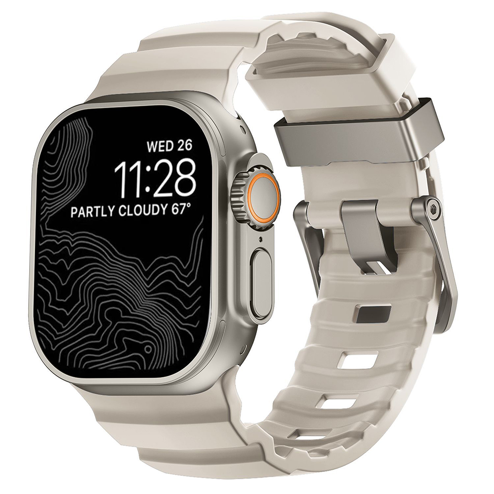 Bracelet de Montre en Silicone pour iWatch Ultra 2/1 Series 10 9 8 7 6 5 4 SE 44 - Zdjęcie 28 z 32