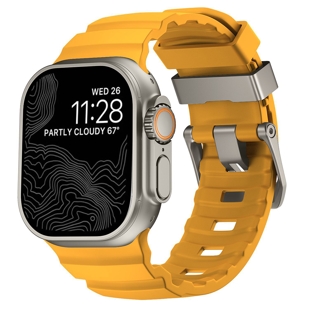 Bracelet de Montre en Silicone pour iWatch Ultra 2/1 Series 10 9 8 7 6 5 4 SE 44 - Zdjęcie 32 z 32