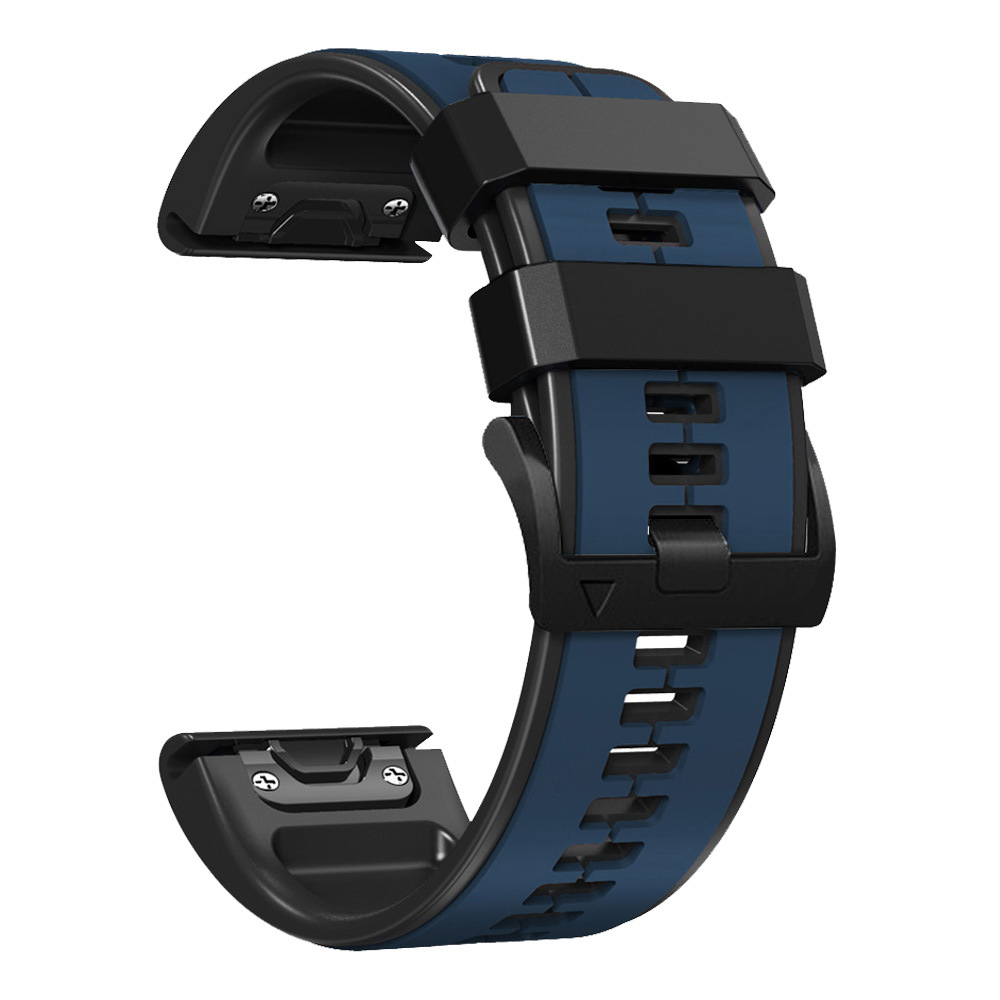 Bracelet Silicone Double Couleur Compatible Avec Garmin Fenix Tactix 7 Pro Montr - Zdjęcie 35 z 42