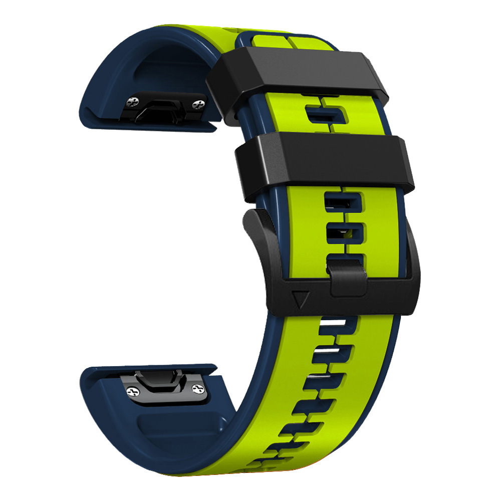 Bracelet Silicone Double Couleur Compatible Avec Garmin Fenix Tactix 7 Pro Montr - Zdjęcie 26 z 42