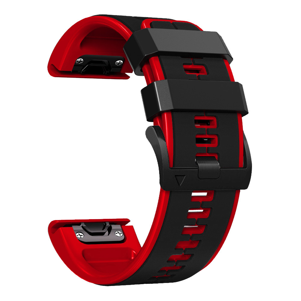 Bracelet Silicone Double Couleur Compatible Avec Garmin Fenix Tactix 7 Pro Montr - Zdjęcie 28 z 42