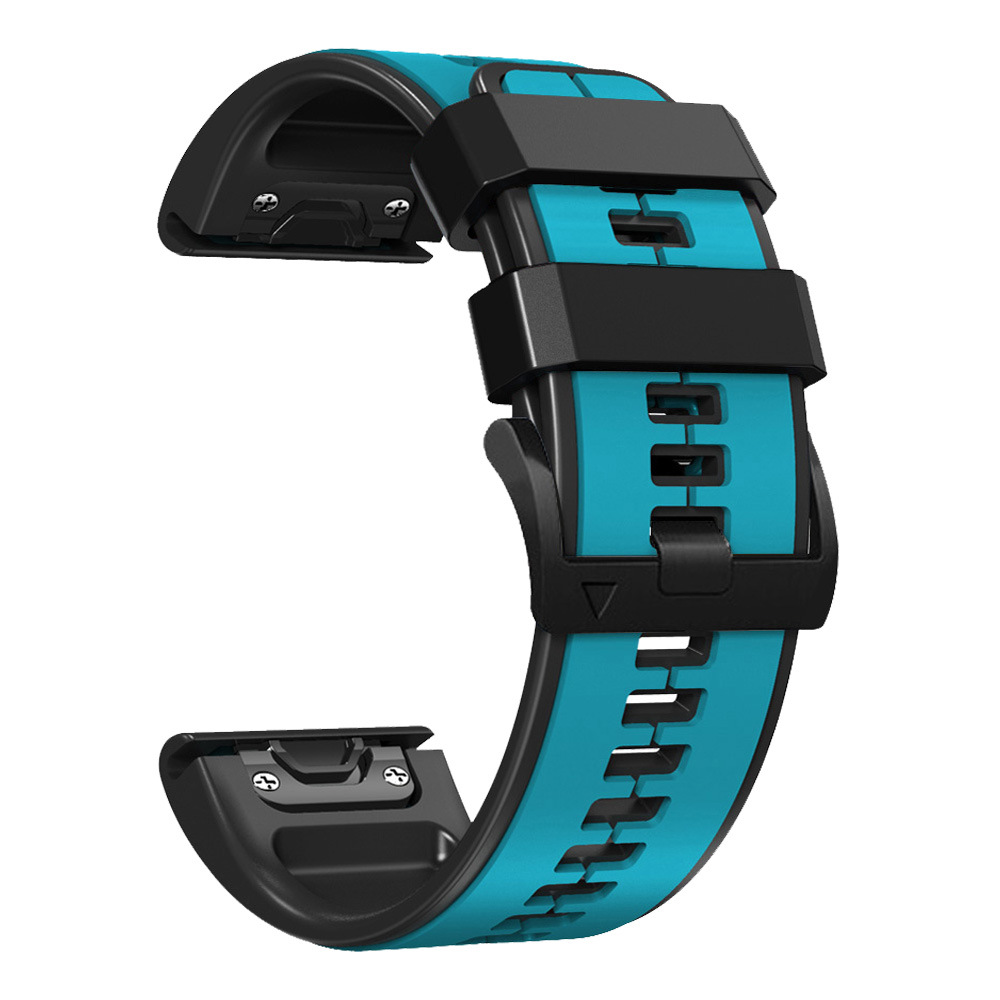 Bracelet Silicone Double Couleur Compatible Avec Garmin Fenix Tactix 7 Pro Montr - Zdjęcie 38 z 42