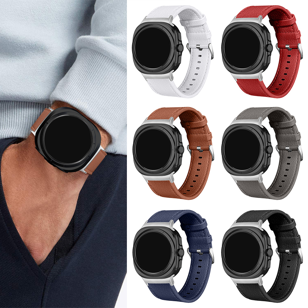 Bracelet en Cuir Véritable pour Samsung Watch Ultra 47mm - Léger et Ajustable - - Zdjęcie 1 z 30