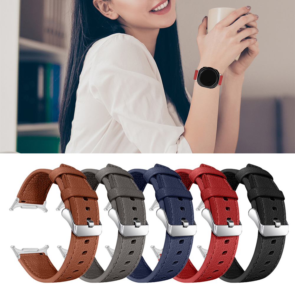 Bracelet en Cuir Véritable pour Samsung Watch Ultra 47mm - Léger et Ajustable - - Zdjęcie 2 z 30
