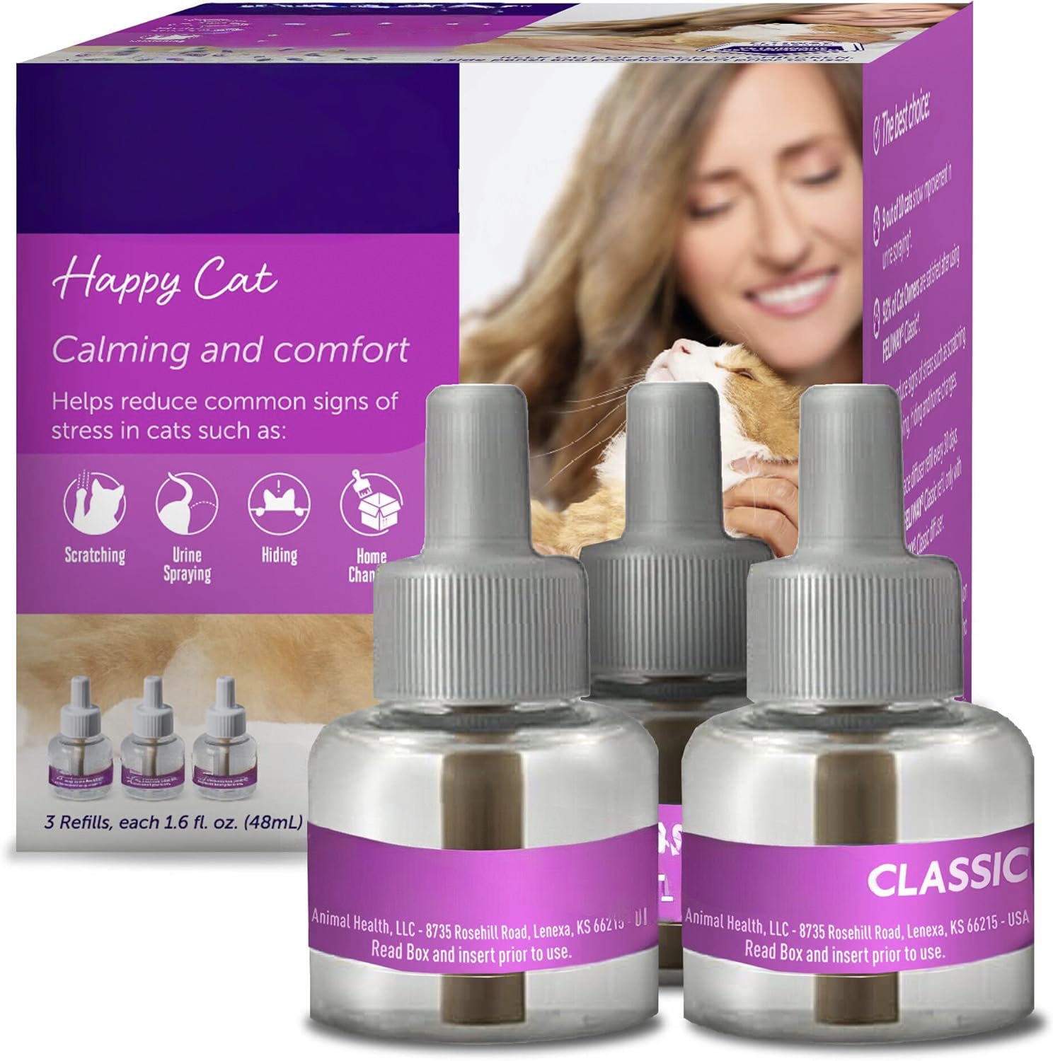 3x FELIWAY® Optimum Nachfüllflakon 48ml Feliway Optimum 30 Day Refill Value Pack - Bild 10 von 13