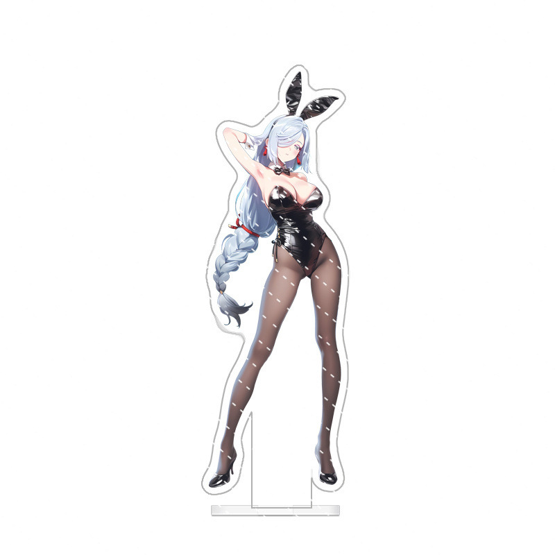 Anime Genshin Sexy Bunny Series Modellino Acrilico Piatto Decorazione 15Cm - Foto 4 di 10