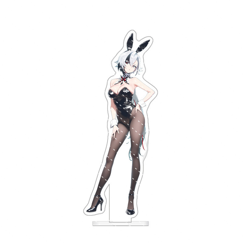 Anime Genshin Sexy Bunny Series Modellino Acrilico Piatto Decorazione 15Cm - Foto 5 di 10
