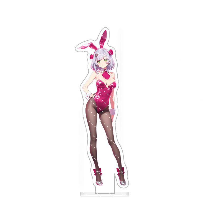 Anime Genshin Sexy Bunny Series Modellino Acrilico Piatto Decorazione 15Cm - Foto 6 di 10