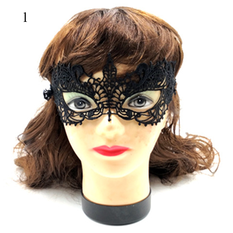 Halloween Maske Aus Spitze Sexy Design Für Damen Fasching Verkleidung - Bild 25 von 27