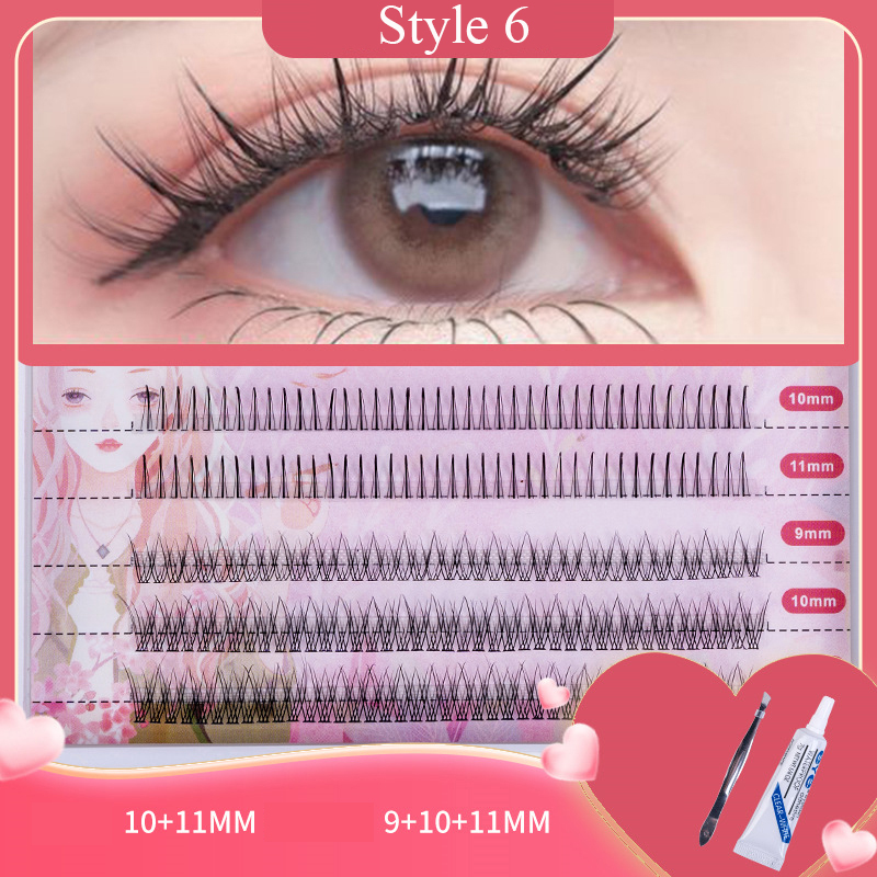 Wimpernverlängerung Kit Für Natürlichen Look Mit Schwarzen Einzelwimpern Und Kle - Bild 27 von 28