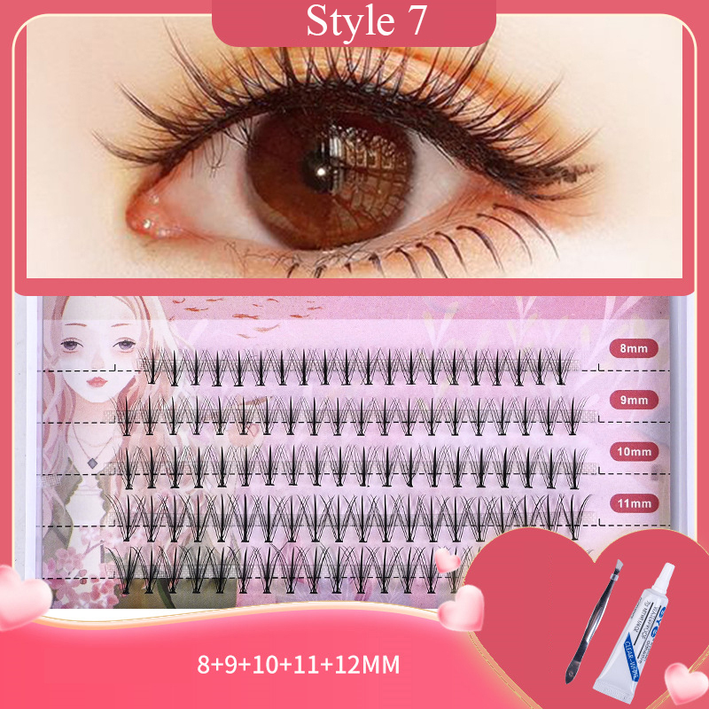 Wimpernverlängerung Kit Für Natürlichen Look Mit Schwarzen Einzelwimpern Und Kle - Bild 28 von 28