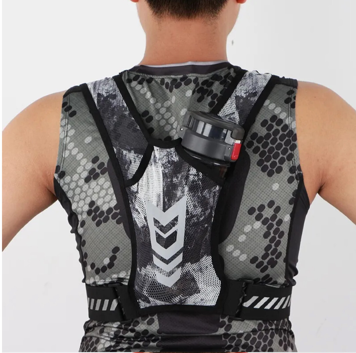 New Lightweight reflective vest with pockets - Jogging, Cycling & Outdoor - Picture 21 of 24