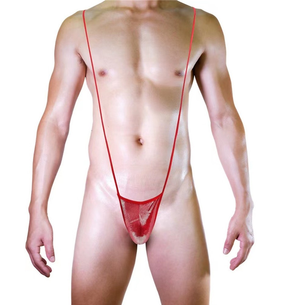 Sexy Para Hombre Rojo Eslinga Tiro Tanga Body Lencería Transpirable Ligero - Imagen 13 de 36