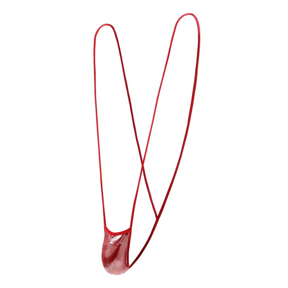 Sexy Para Hombre Rojo Eslinga Tiro Tanga Body Lencería Transpirable Ligero - Imagen 18 de 36