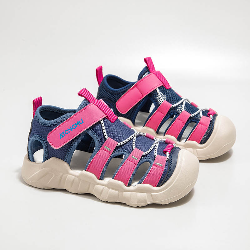 KIDS SPORTS SUMMER OUTDOOR WALKING GIRLS BOYS CLOSED TOE SANDALS SHOES UK - Picture 12 of 14