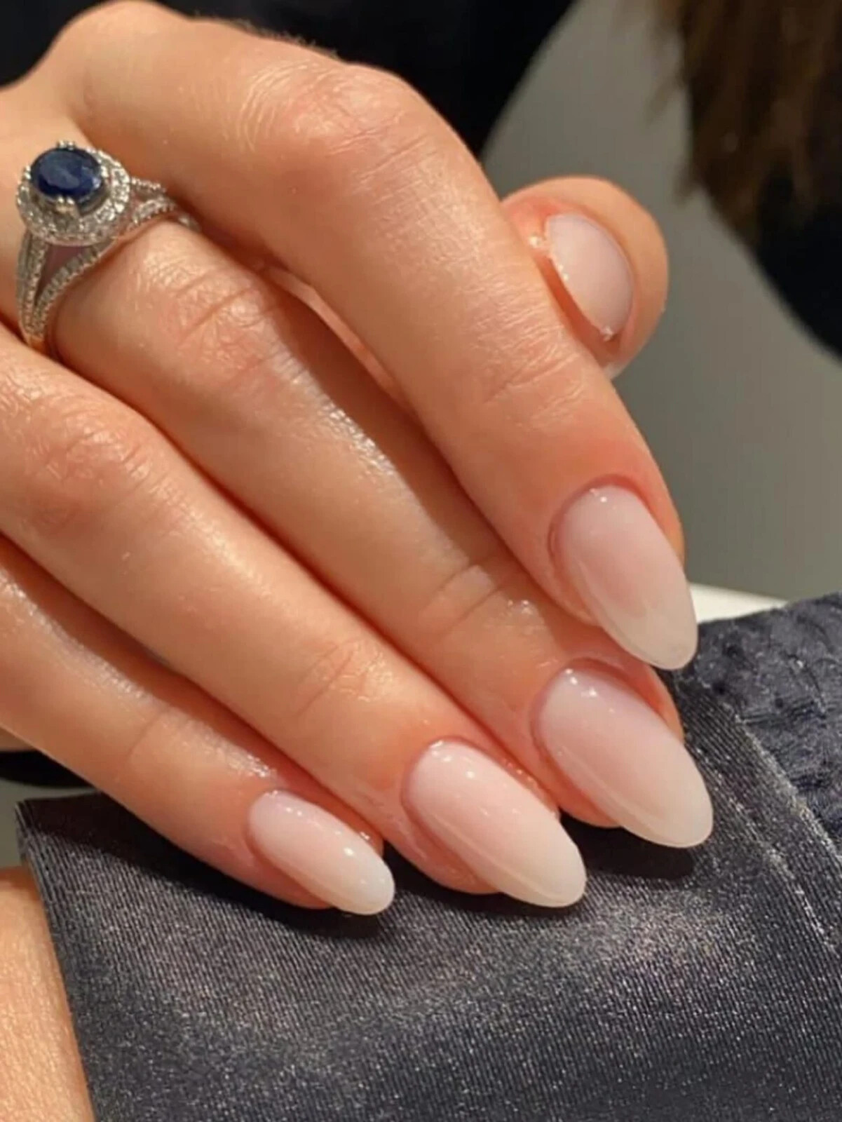 Short False Nails French Manicure Fake Tips Press On Full Cover Nails - Picture 19 of 25