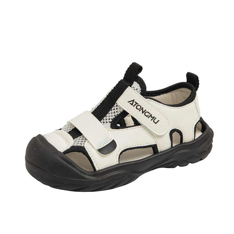 Summer Childrens Closed Toe Casual Sandals Kids Boys Outdoor Beach Walking Shoes - Picture 8 of 9