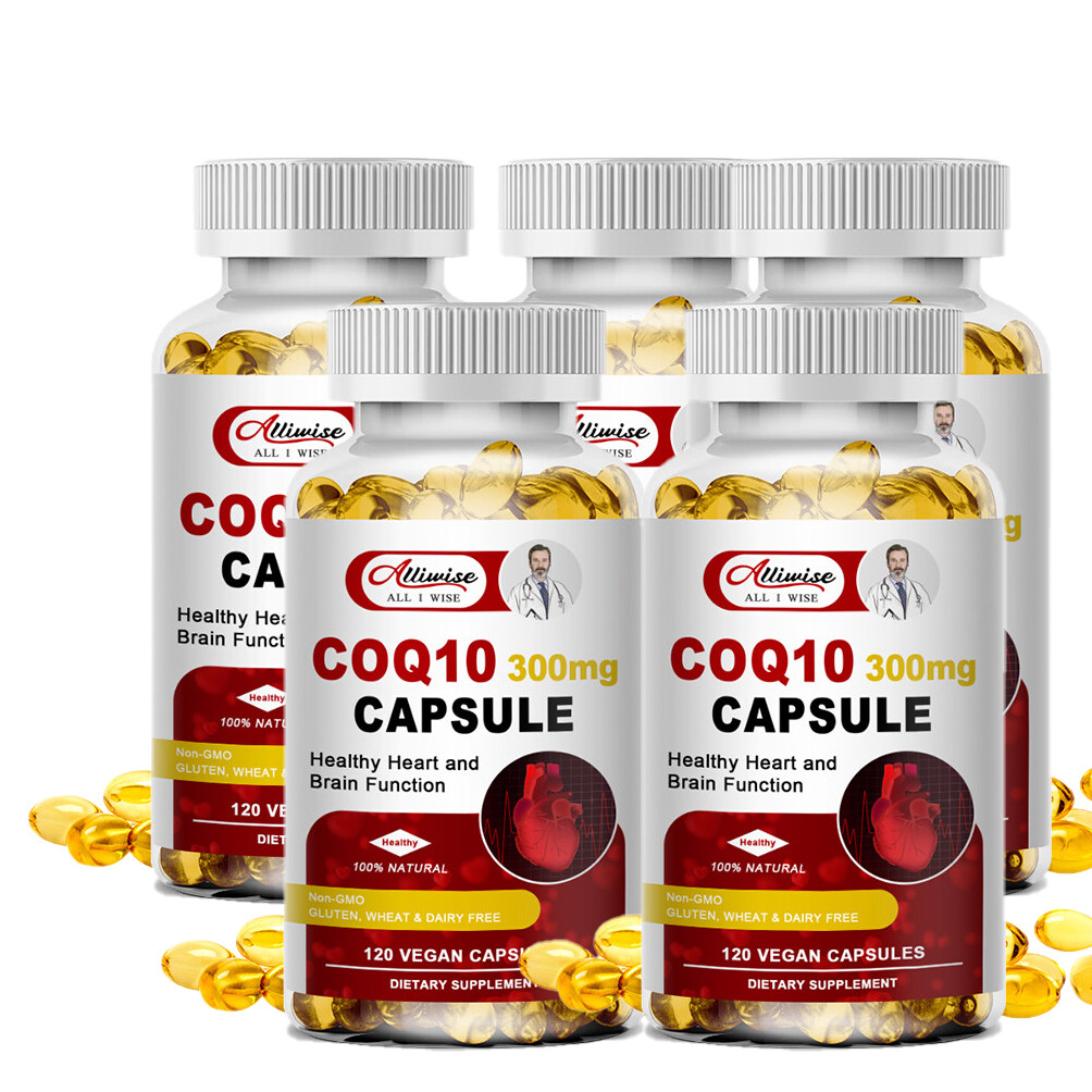 Co Enzyme Q10 300mg High Absorption CoQ10 Pure & Natural Coenzyme q10 2-600C