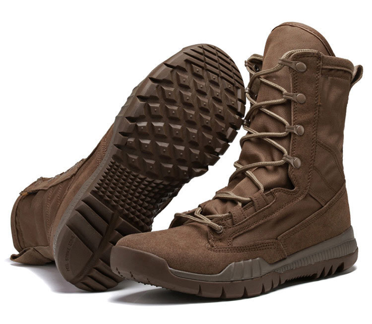 Men's Army Tactical Military High Boots Outdoor Combat Work Desert Shoes - Picture 11 of 11