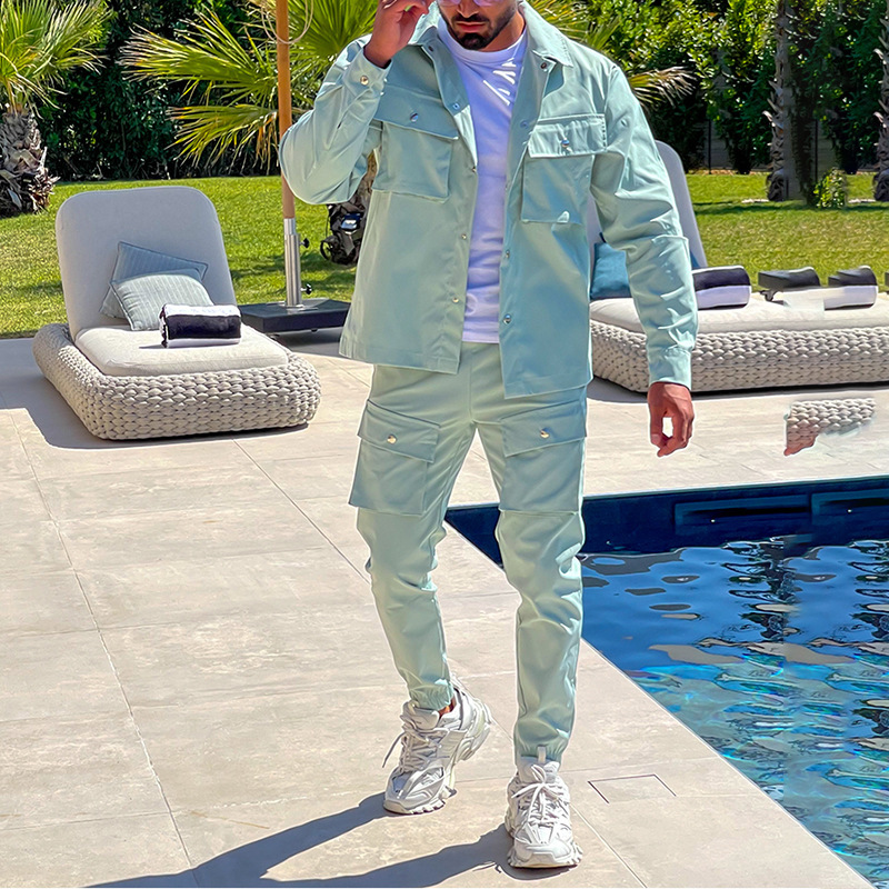 Men's Tracksuits 2 Piece Outfit Sweat Suit Casual Jogging Suits Athletic Set - Picture 14 of 17