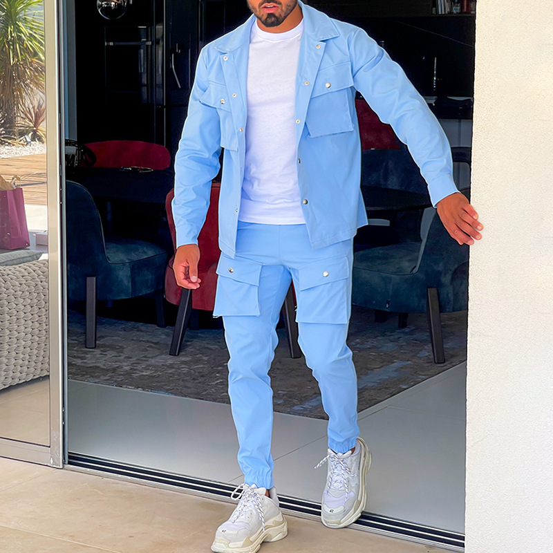 Men's Tracksuits 2 Piece Outfit Sweat Suit Casual Jogging Suits Athletic Set - Picture 15 of 17