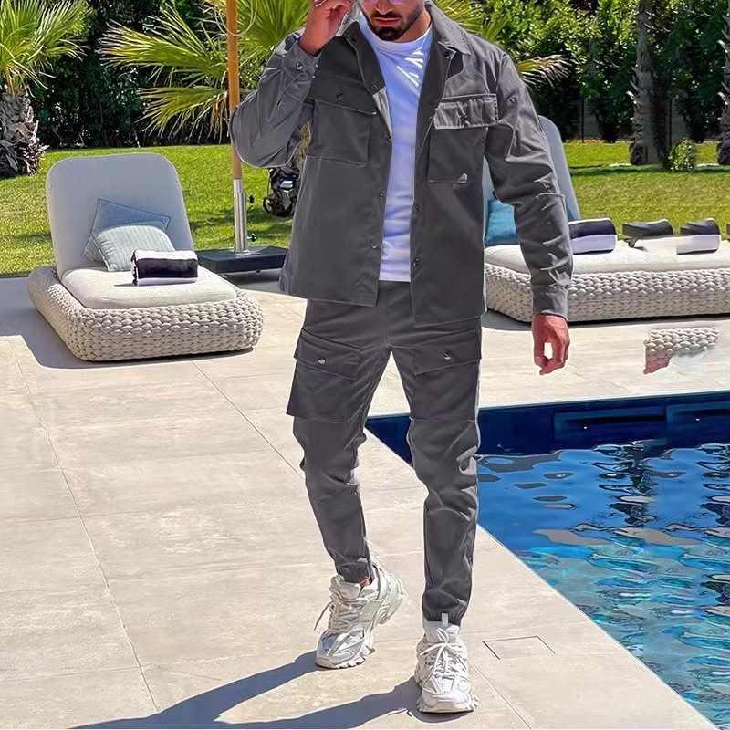 Men's Tracksuits 2 Piece Outfit Sweat Suit Casual Jogging Suits Athletic Set - Picture 16 of 17