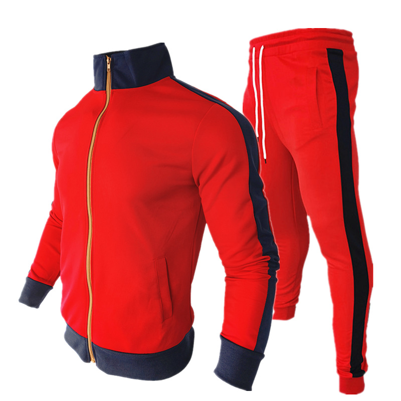 Casual Mens Tracksuit 2 Piece Pant Sweater Jacket Sweatsuit Sport Sweatshirt Set - Picture 8 of 13