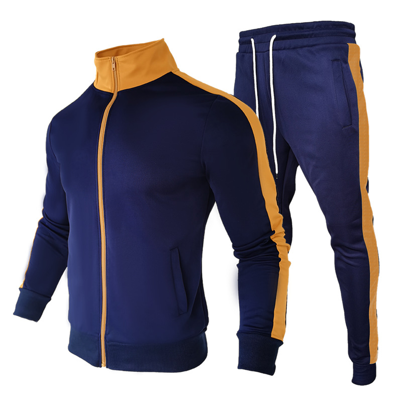 Casual Mens Tracksuit 2 Piece Pant Sweater Jacket Sweatsuit Sport Sweatshirt Set - Picture 11 of 13