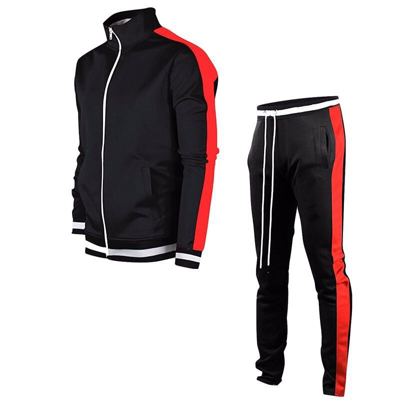 Casual Mens Tracksuit 2 Piece Pant Sweater Jacket Sweatsuit Sport Sweatshirt Set - Picture 12 of 13