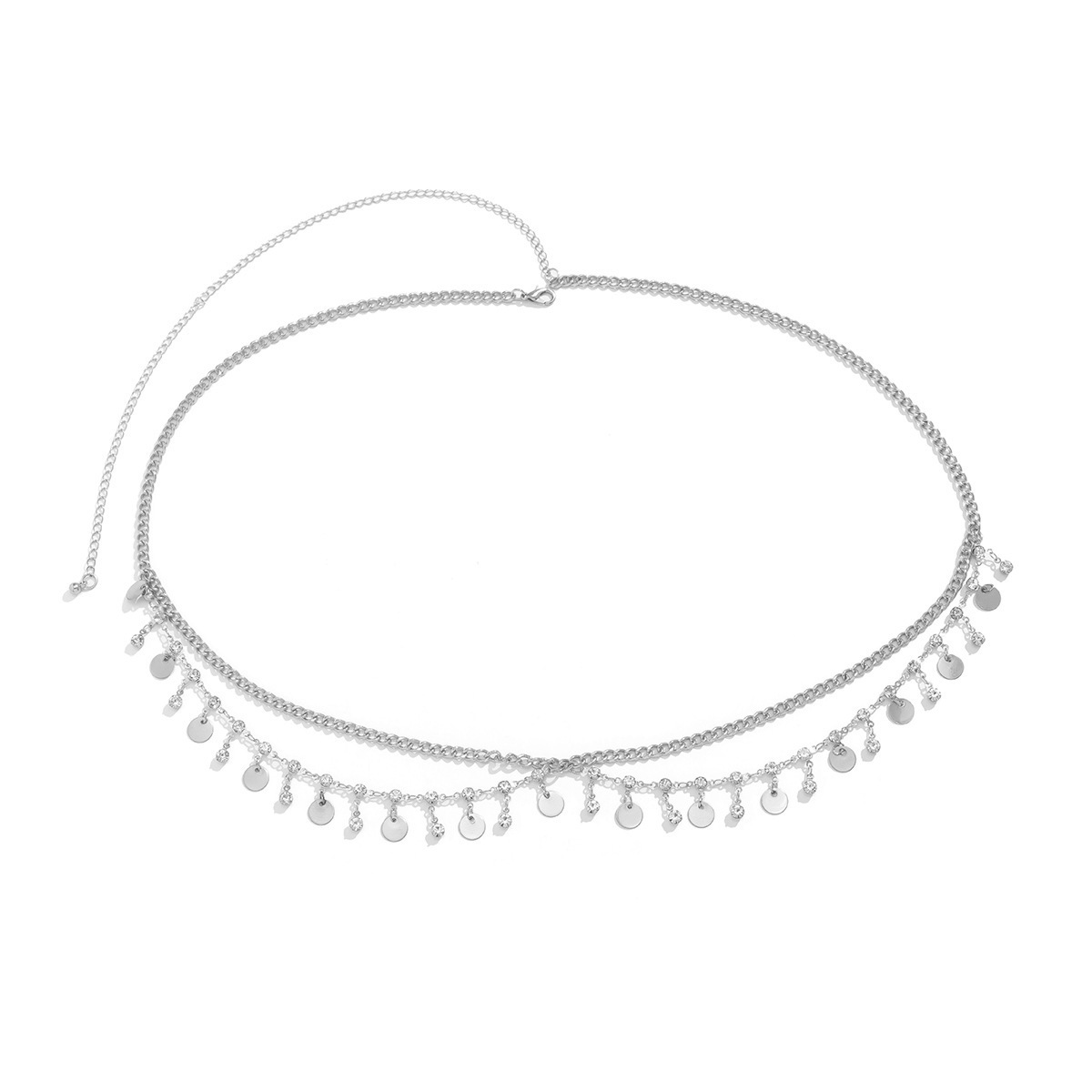 Mehrschichtige Bauchkette Mit Metallfransen Für Frauen Gold Silber Ethnisch Boho - Bild 26 von 31