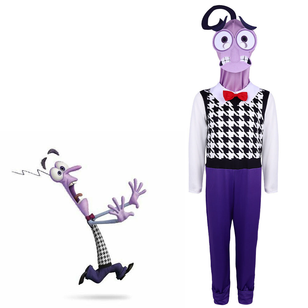 Inside Out 2 All Characters Unisex Cosplay Costume+Mask Adult&Kid Fancy Outfits - Picture 22 of 25