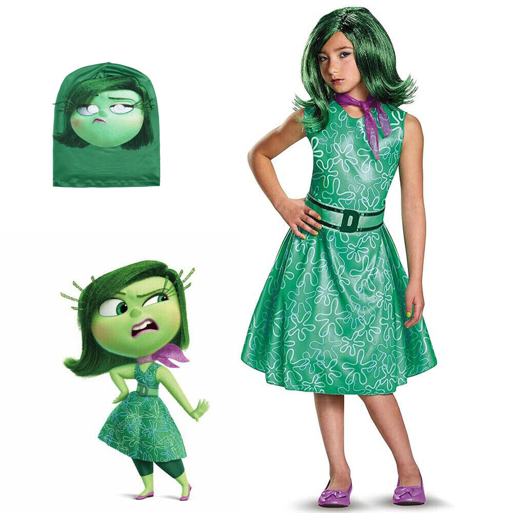Inside Out 2 All Characters Unisex Cosplay Costume+Mask Adult&Kid Fancy Outfits - Picture 19 of 25