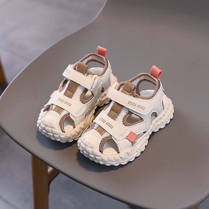Kids Girls Closed Toe Summer Sandals Lightweight Toddler Boys Walking Shoes Size - Picture 10 of 13