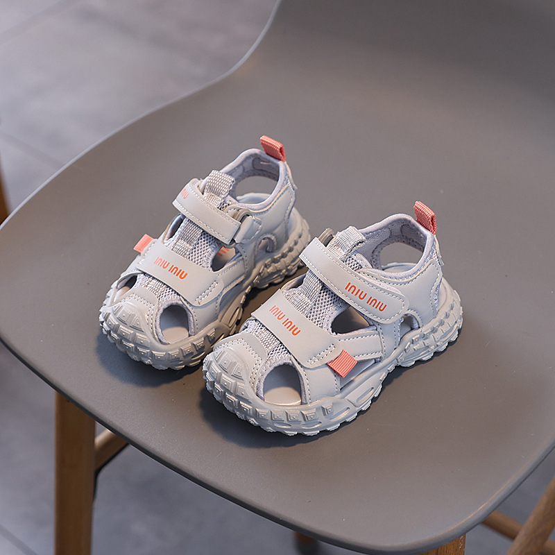 Kids Girls Closed Toe Summer Sandals Lightweight Toddler Boys Walking Shoes Size - Picture 12 of 13