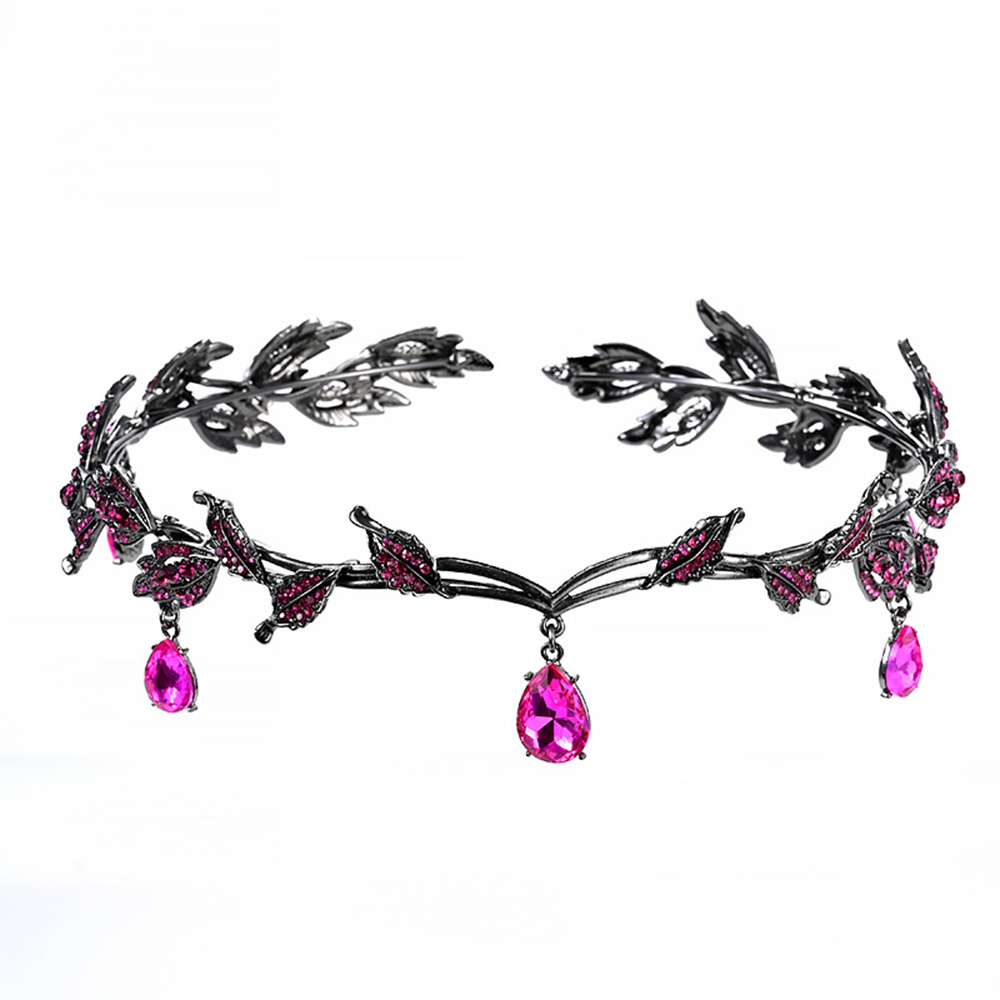 Braut Stirnband Mit Strasssteinen Und Blumenmuster Für Hochzeiten Und Abendmode - Bild 15 von 16