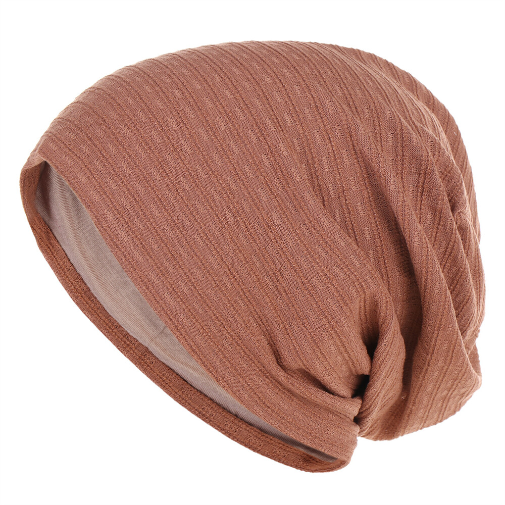 Mujeres Hiyab Gorras para Pérdida de Cabello Musulmanes Sueltos Gorro Turbante Quimioterapia Gorro para Dormir - Imagen 15 de 17