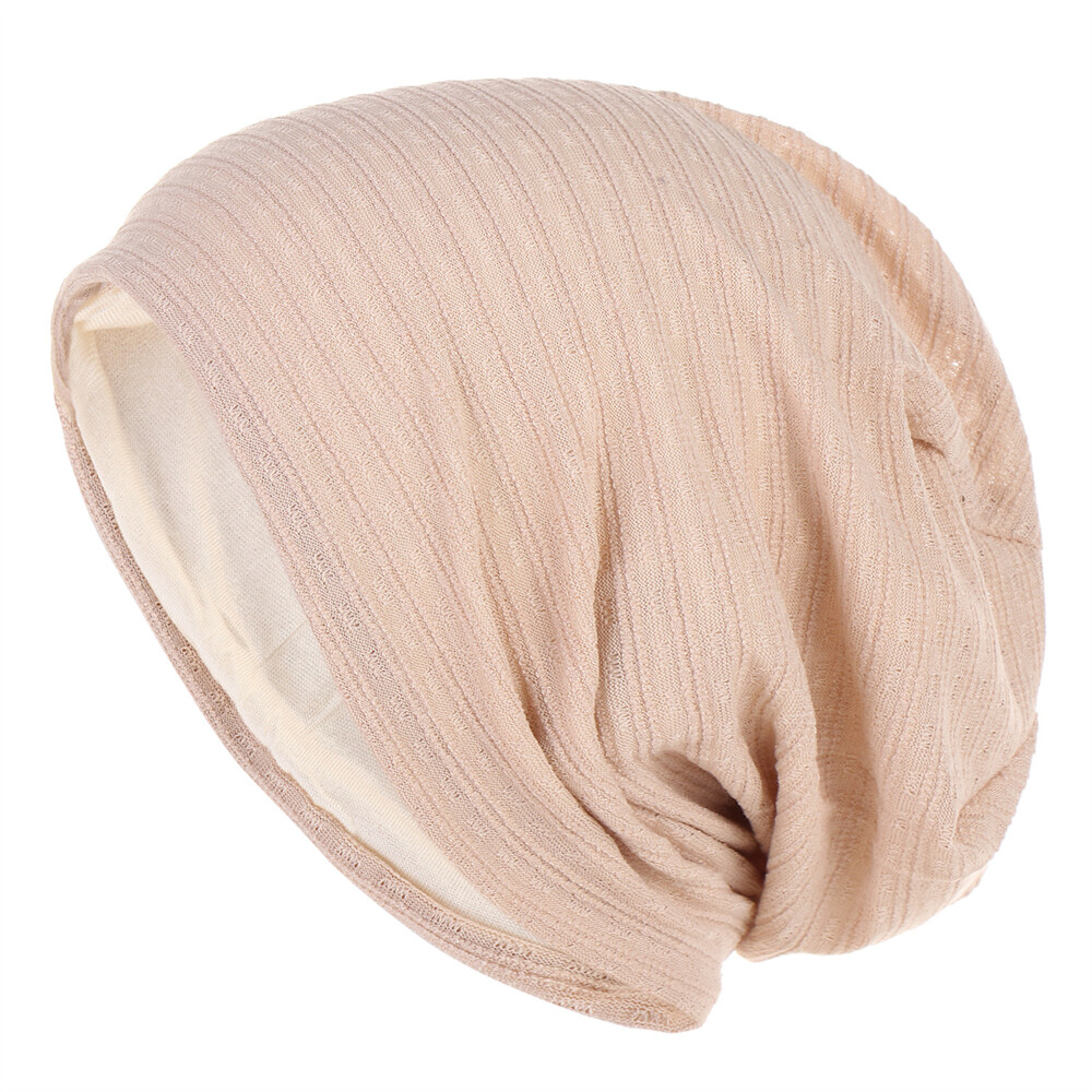 Mujeres Hiyab Gorras para Pérdida de Cabello Musulmanes Sueltos Gorro Turbante Quimioterapia Gorro para Dormir - Imagen 17 de 17