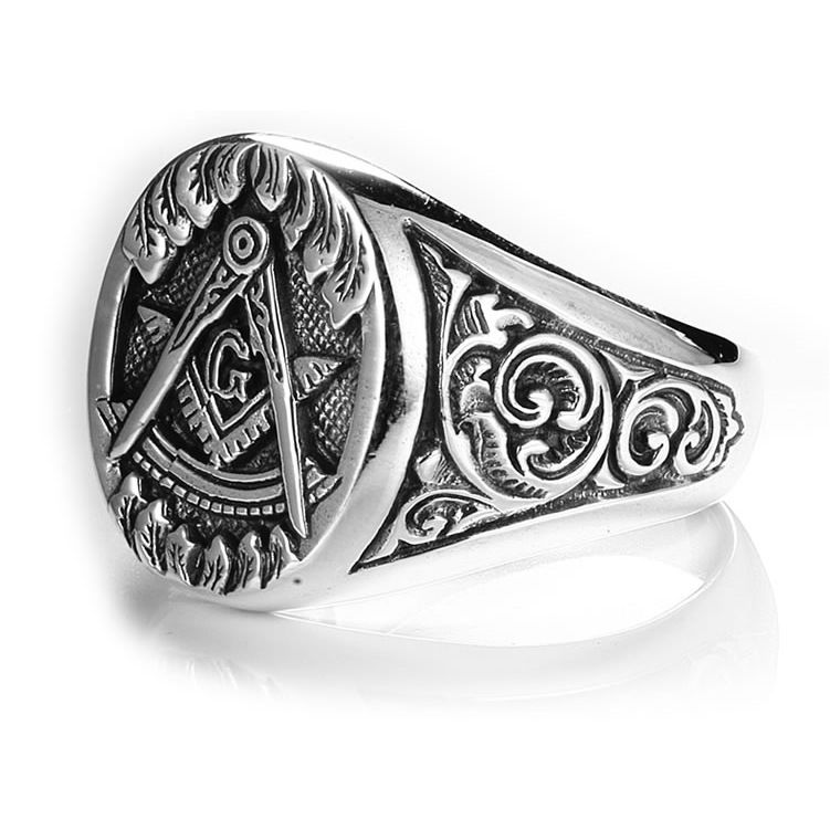 Fashion Men's Sterling Silver Ring Handmade Jewelry Gift Adjustable Ring - Picture 30 of 41