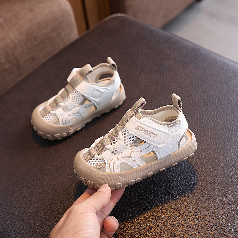 Boys Girls Closed Toe Sandals Summer Lightweight Trainers Kid Comfort Shoes Size - Picture 9 of 12