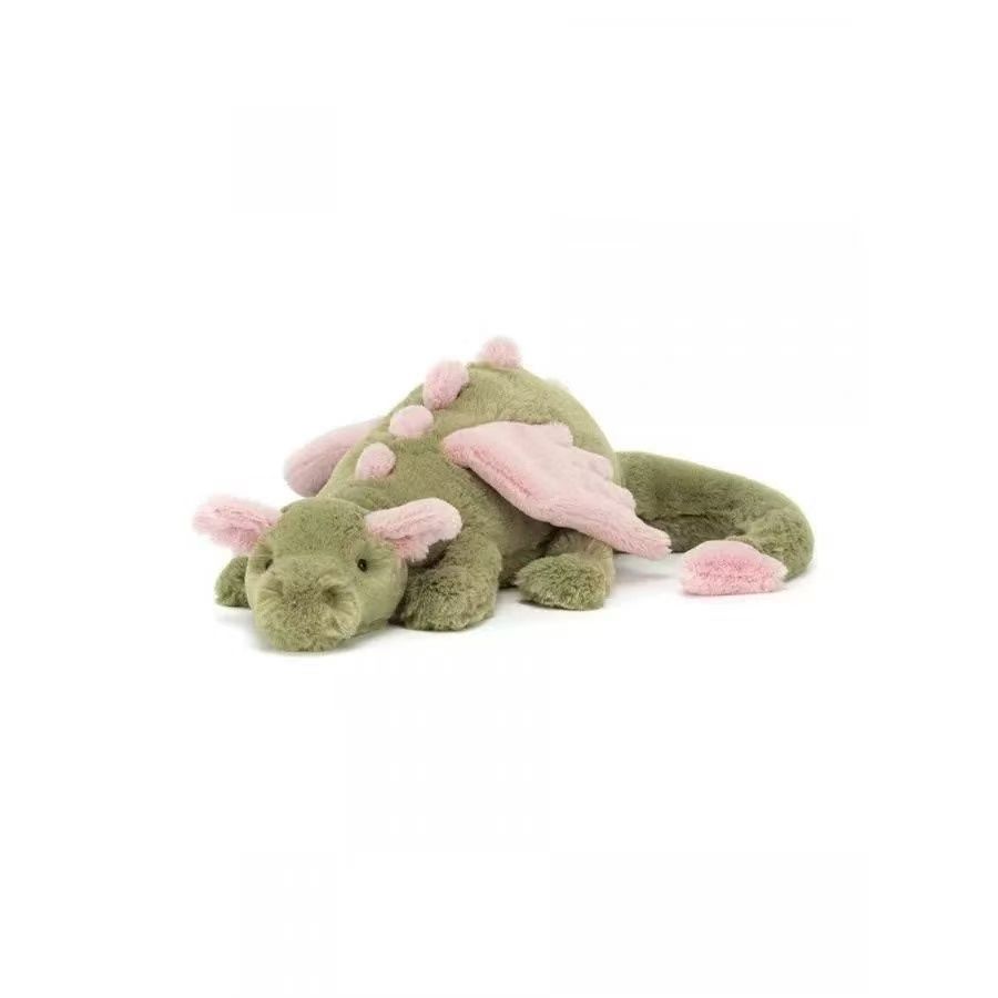 Authentic Jellycat Mythical Animal Series Snow Dragon Plush Toy 50cm Long - Picture 15 of 15