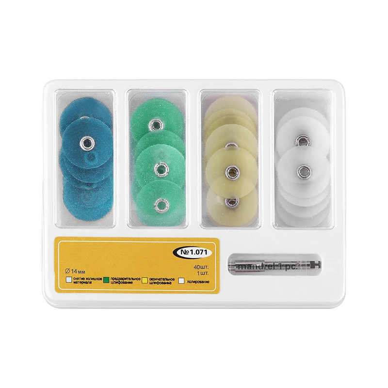 80Pcs Dental Polishing Discs Holding Rod Mandrel Soflex Flexi Disc RA Shank