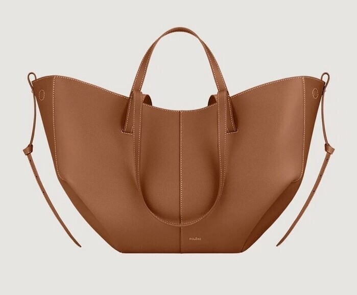 Women Fashion Wings Bag Cowhide Bucket Bag Tote Large Capacity Commuter Bag.