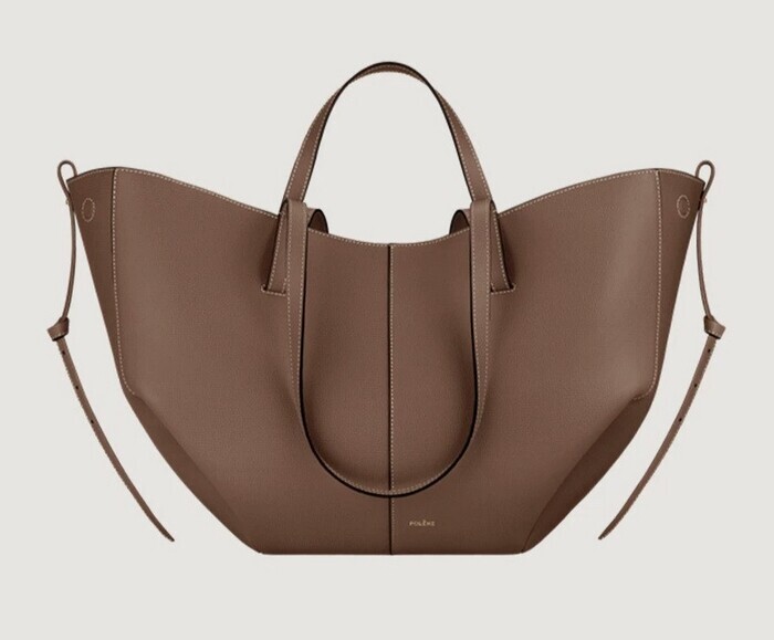 Women Fashion Wings Bag Cowhide Bucket Bag Tote Large Capacity Commuter Bag.