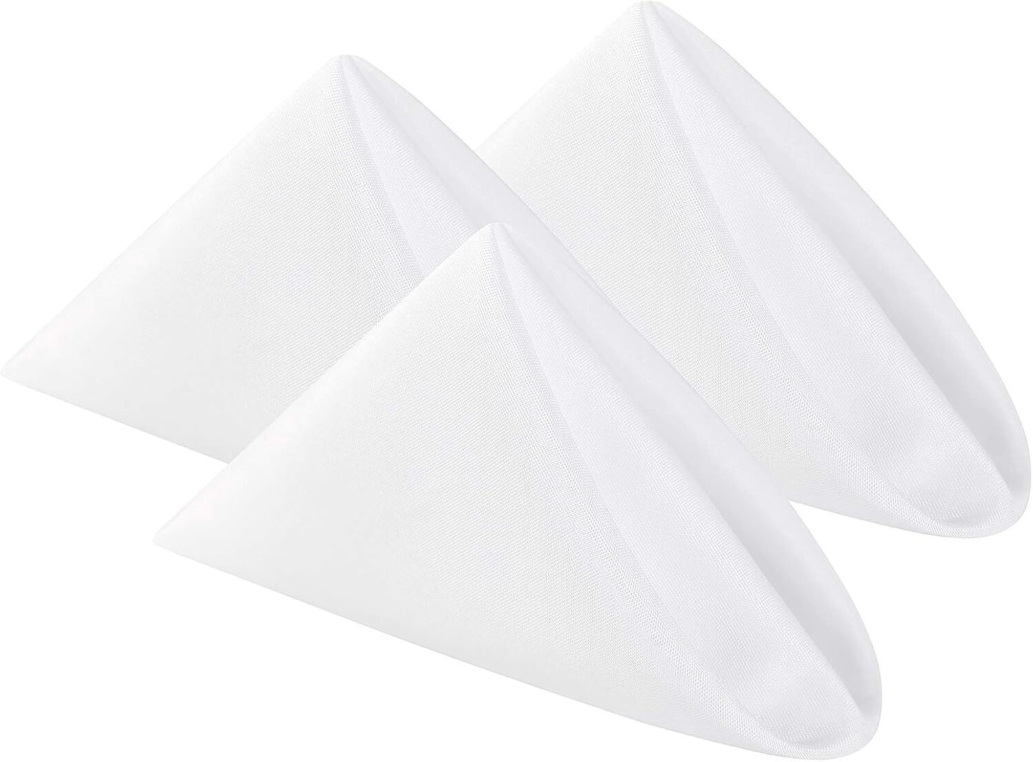 Cloth Napkins 17x17 inch Washable Polyester Dinner Napkins Soft Table Napkins - Picture 14 of 53