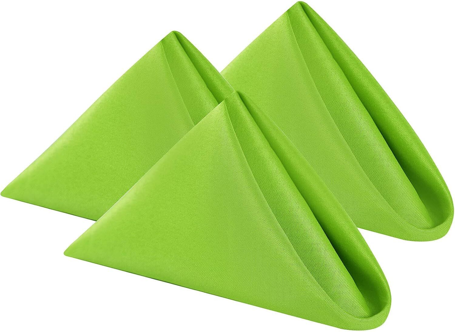 Cloth Napkins 17x17 inch Washable Polyester Dinner Napkins Soft Table Napkins - Picture 16 of 53