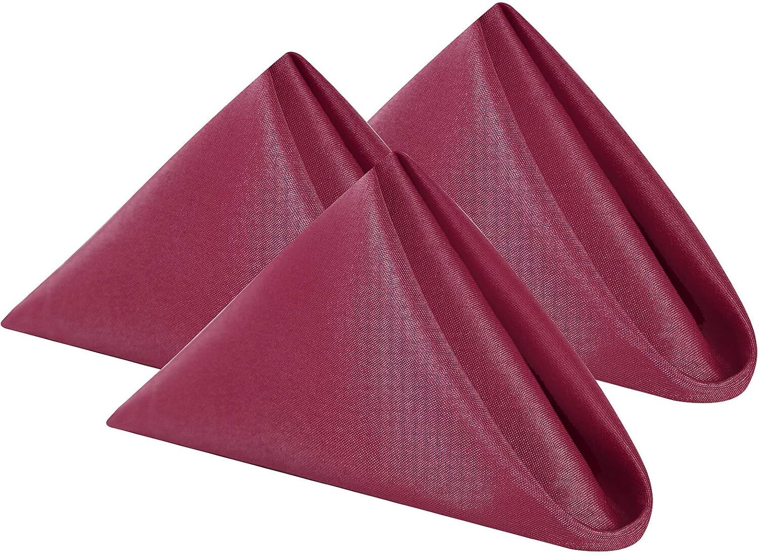 Cloth Napkins 17x17 inch Washable Polyester Dinner Napkins Soft Table Napkins - Picture 22 of 53