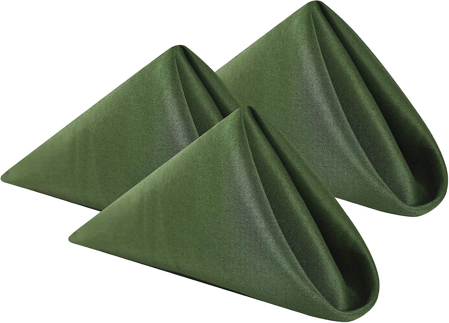 Cloth Napkins 17x17 inch Washable Polyester Dinner Napkins Soft Table Napkins - Picture 26 of 53