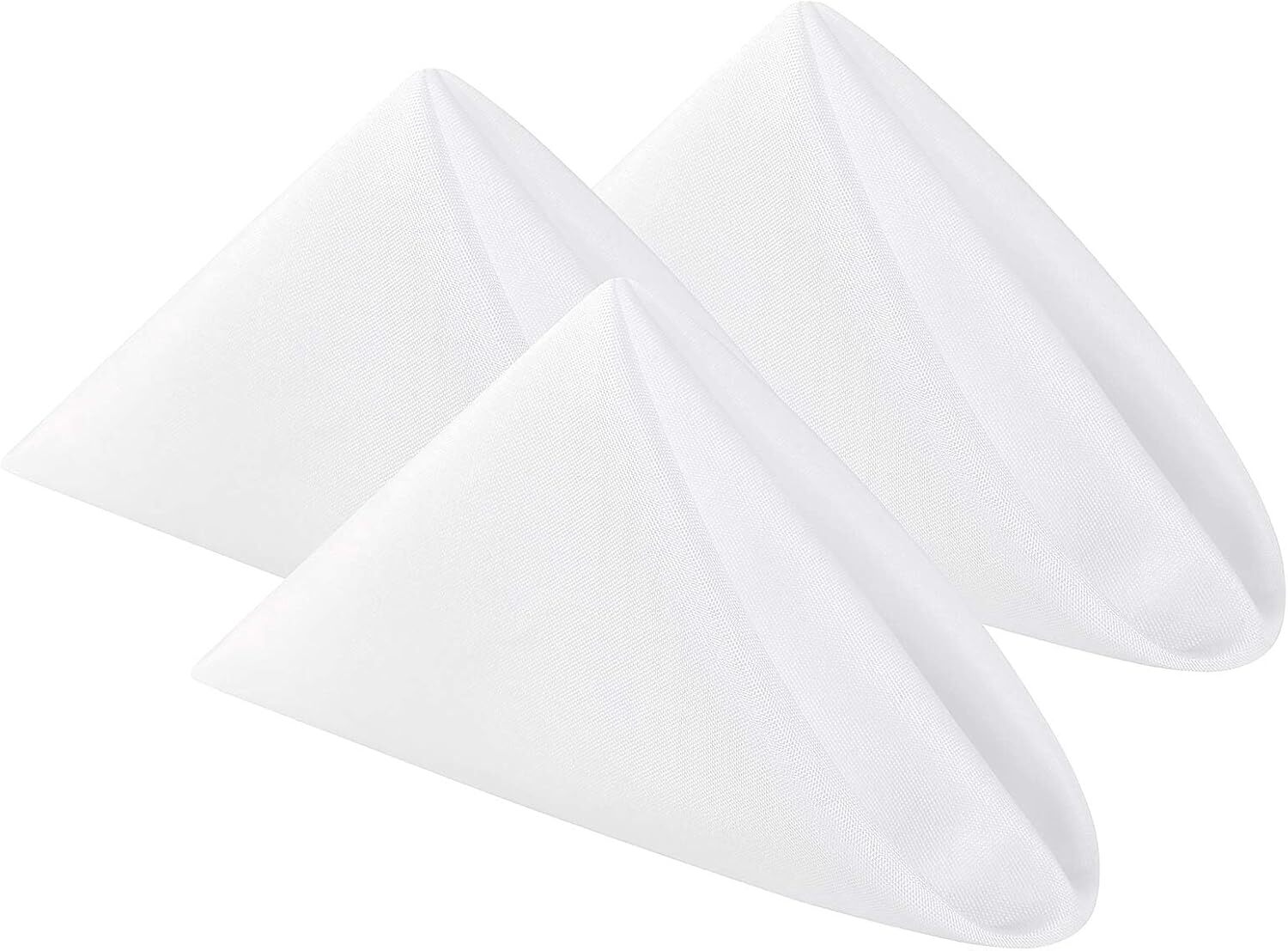 Cloth Napkins 17x17 inch Washable Polyester Dinner Napkins Soft Table Napkins - Picture 33 of 53
