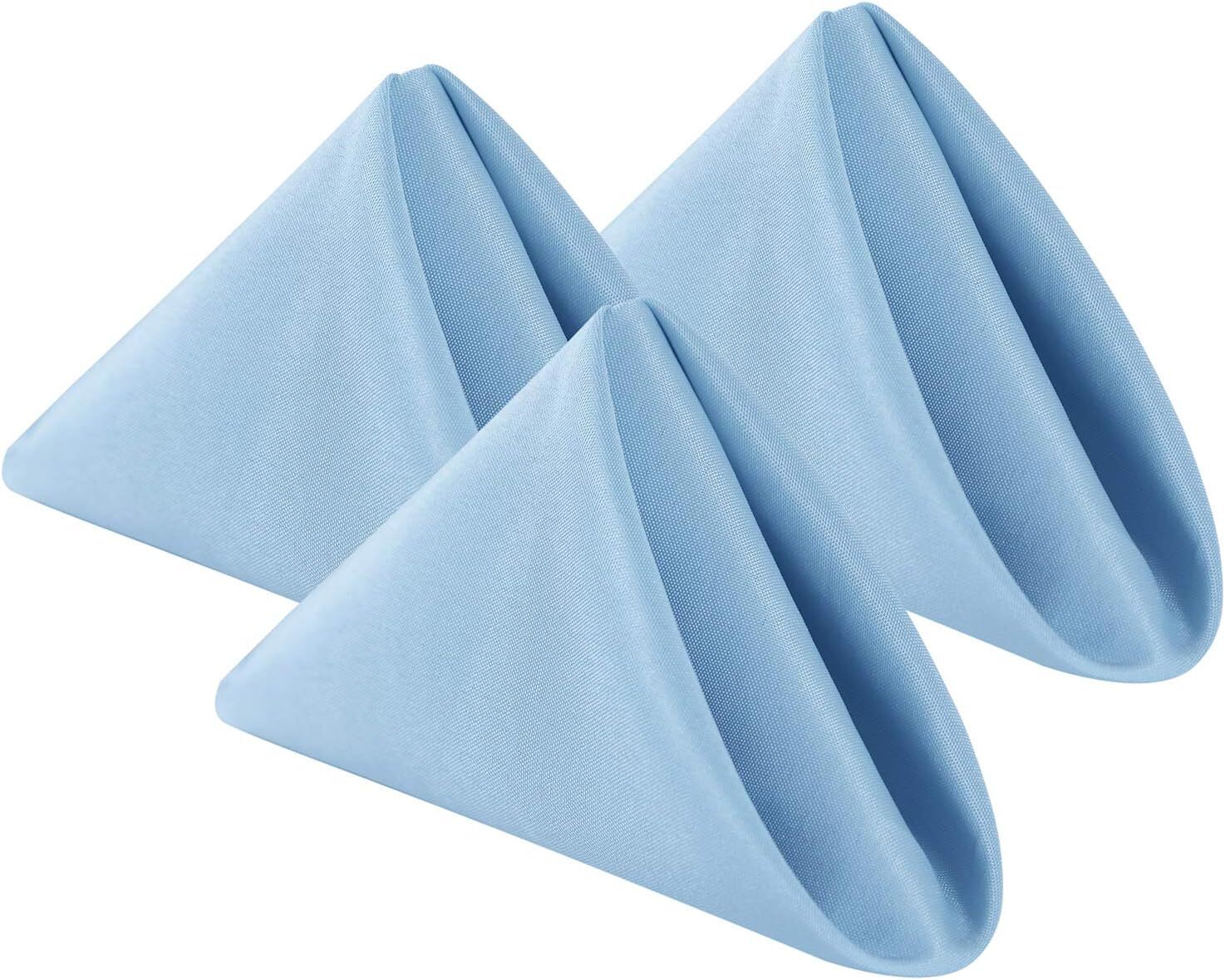 Cloth Napkins 17x17 inch Washable Polyester Dinner Napkins Soft Table Napkins - Picture 41 of 53